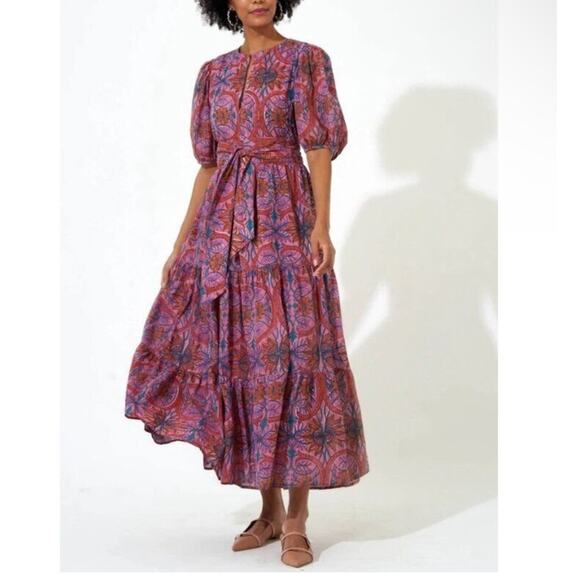 Oliphant Dresses & Skirts - Oliphant Puff Sleeve Maxi Dress